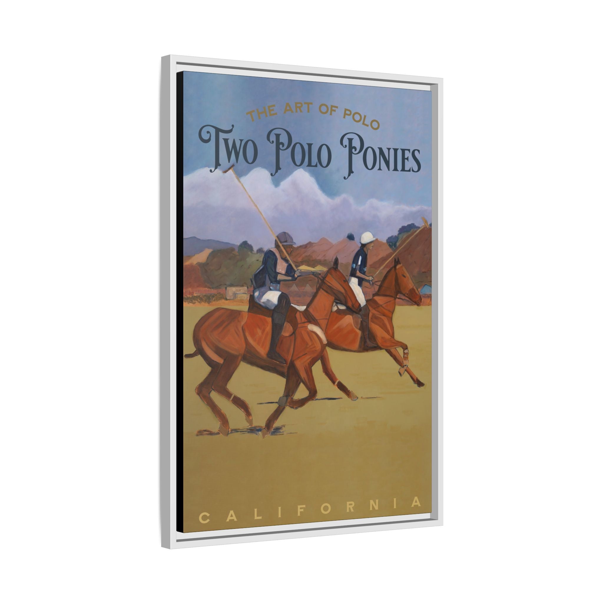 Two Polo Ponies