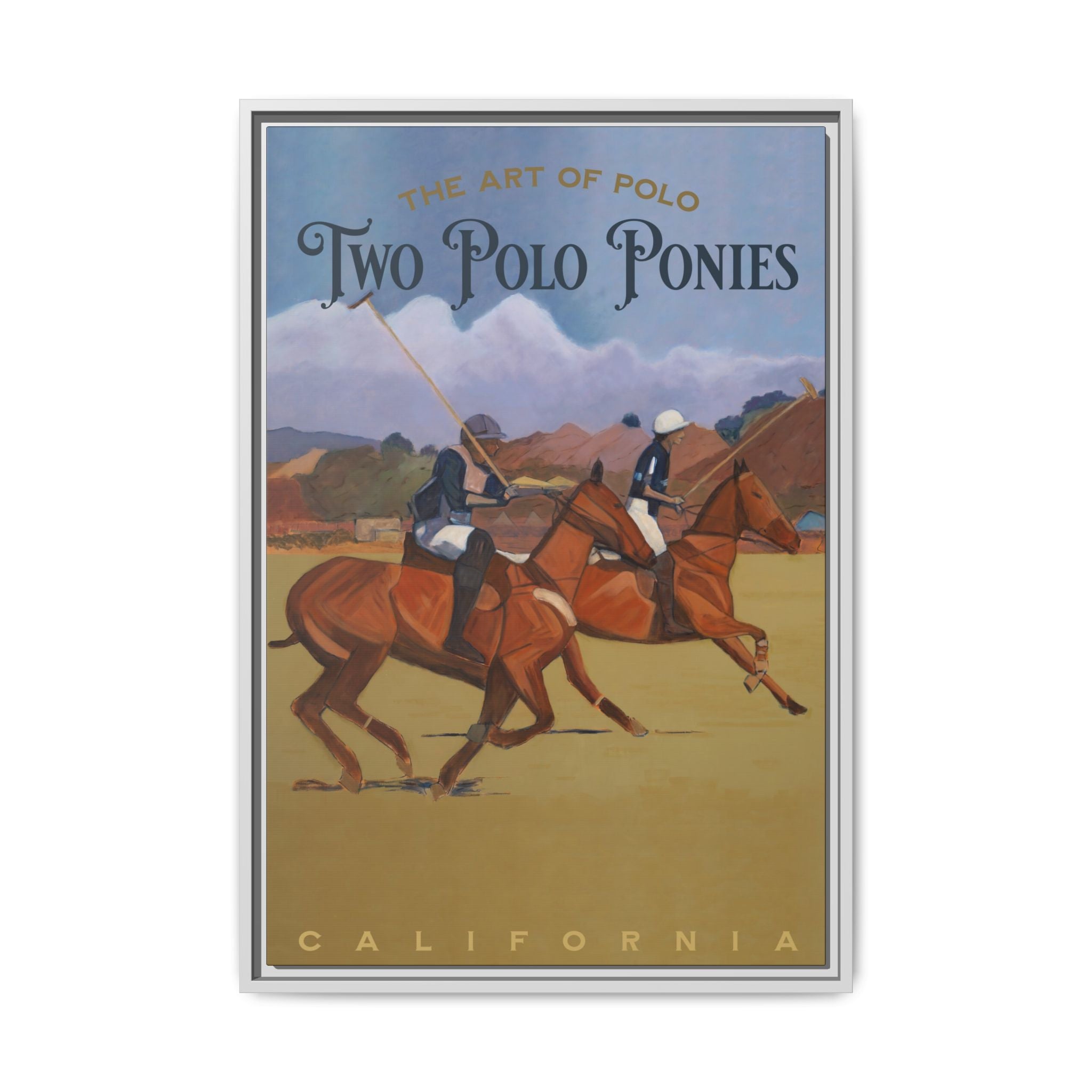 Two Polo Ponies