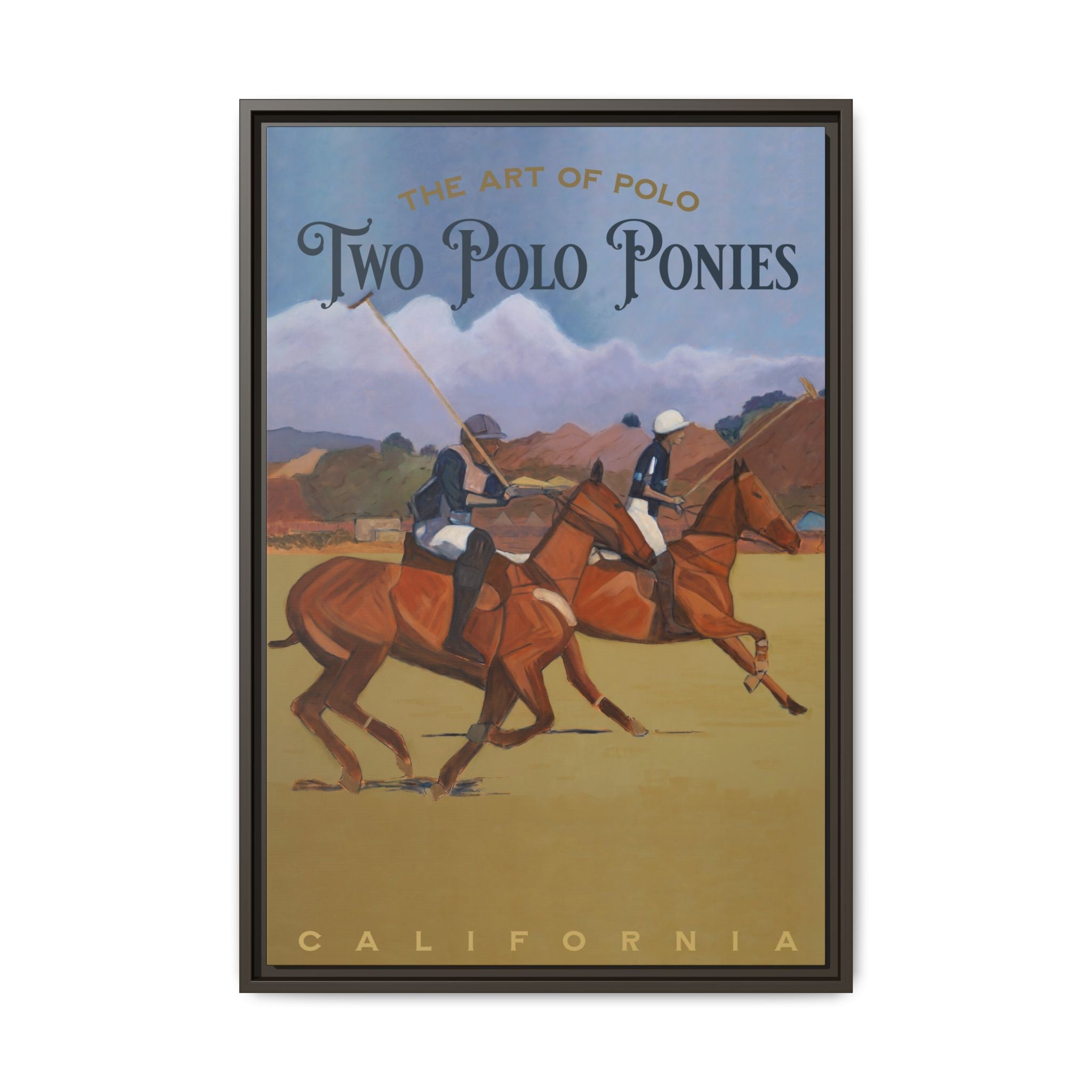 Two Polo Ponies