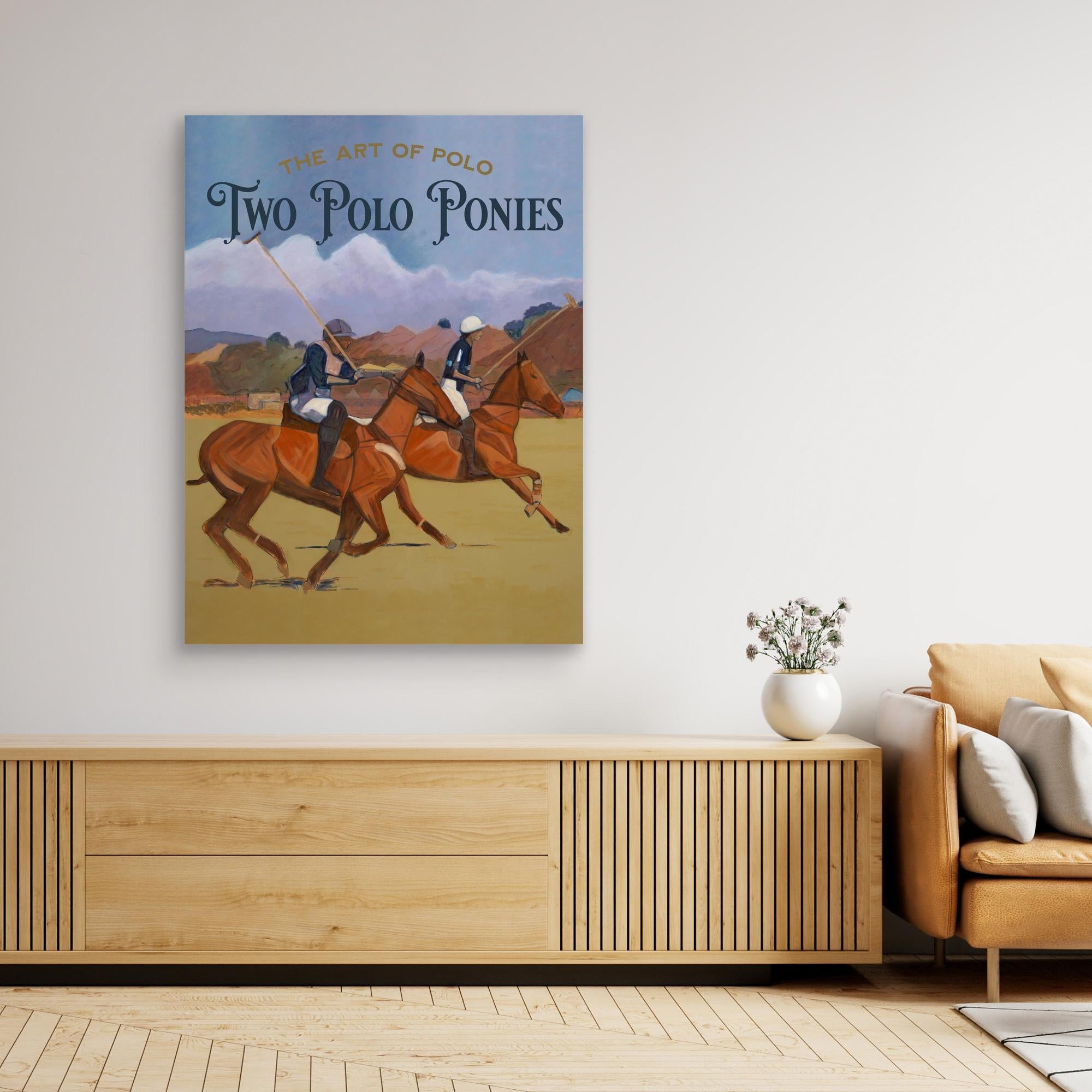 Two Polo Ponies
