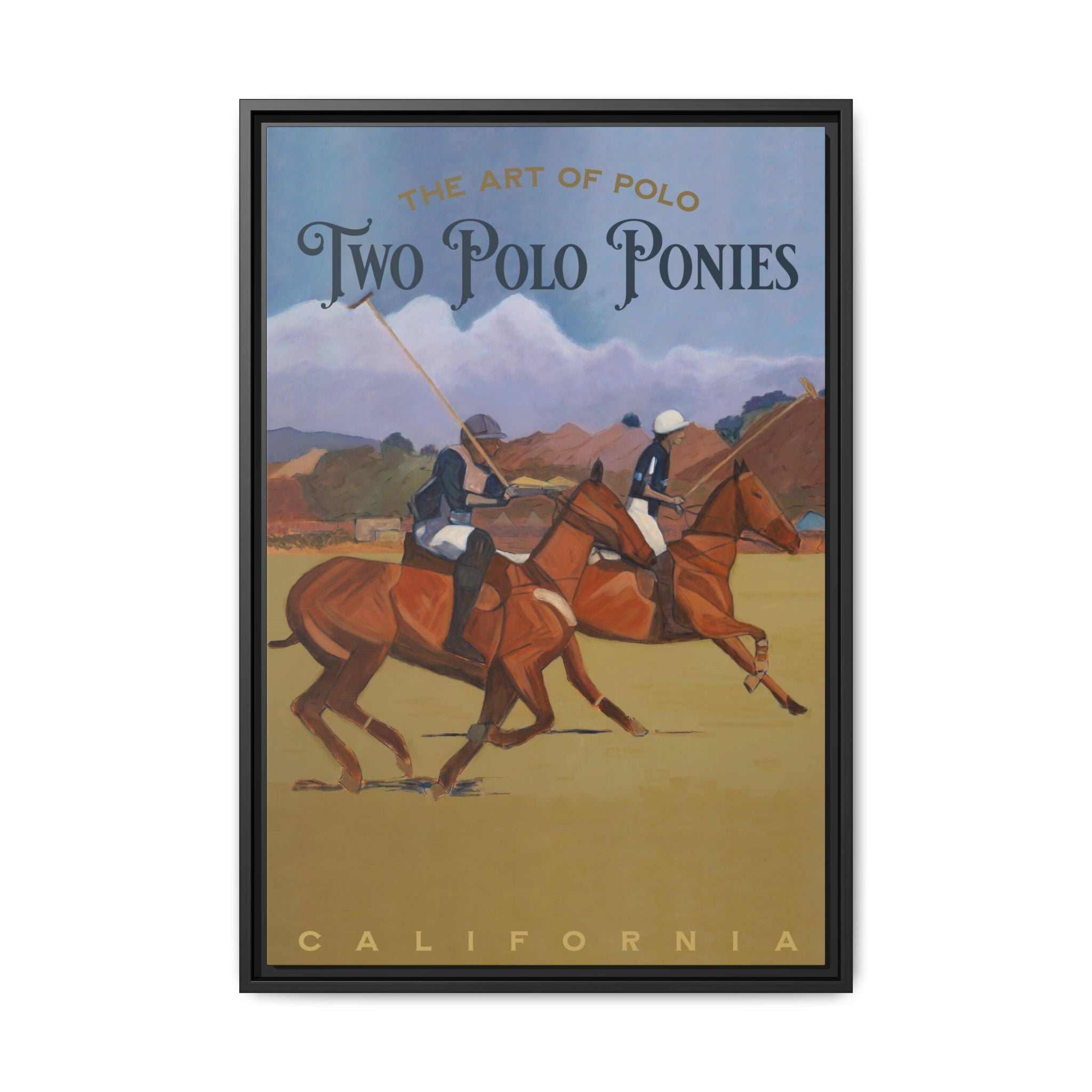 Two Polo Ponies
