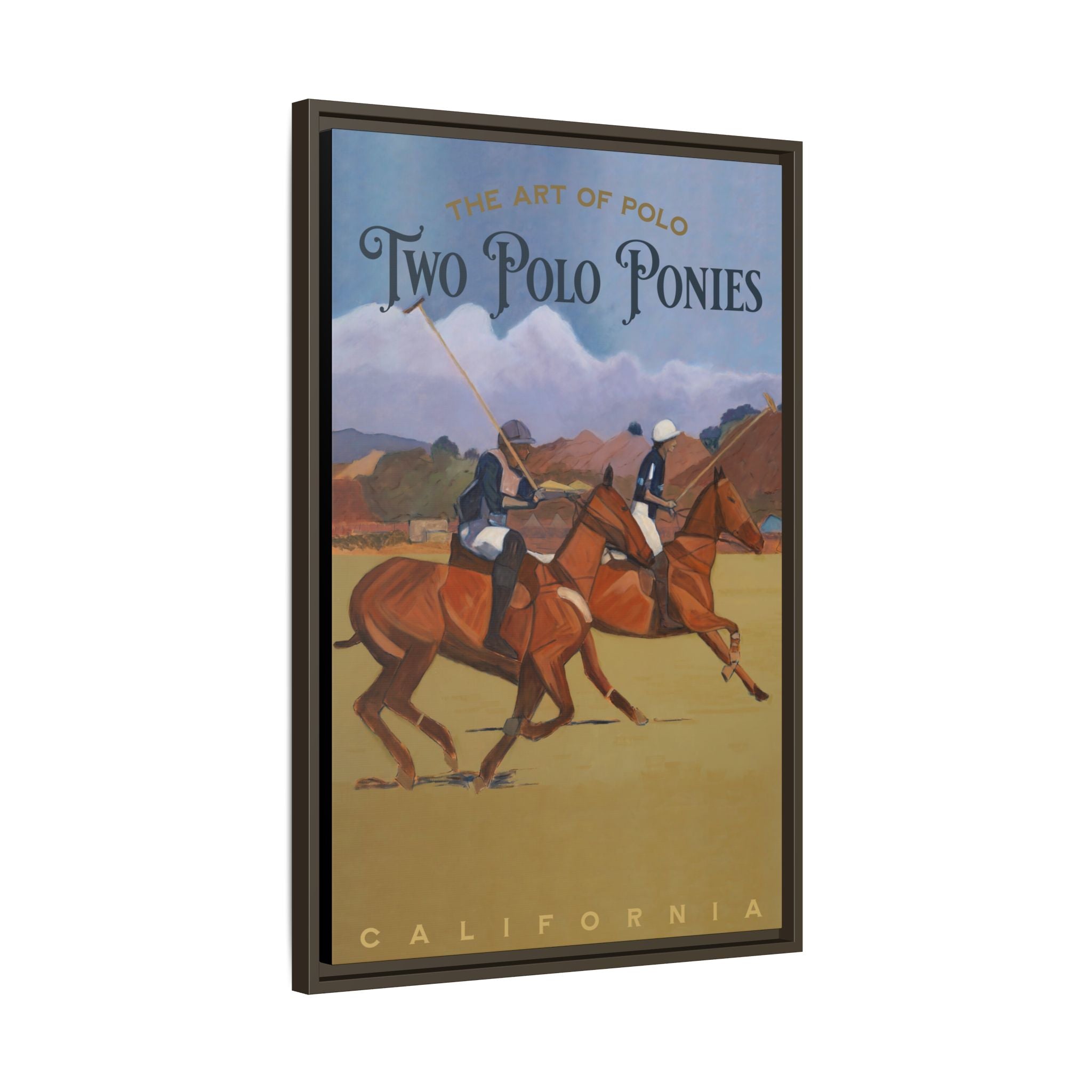 Two Polo Ponies