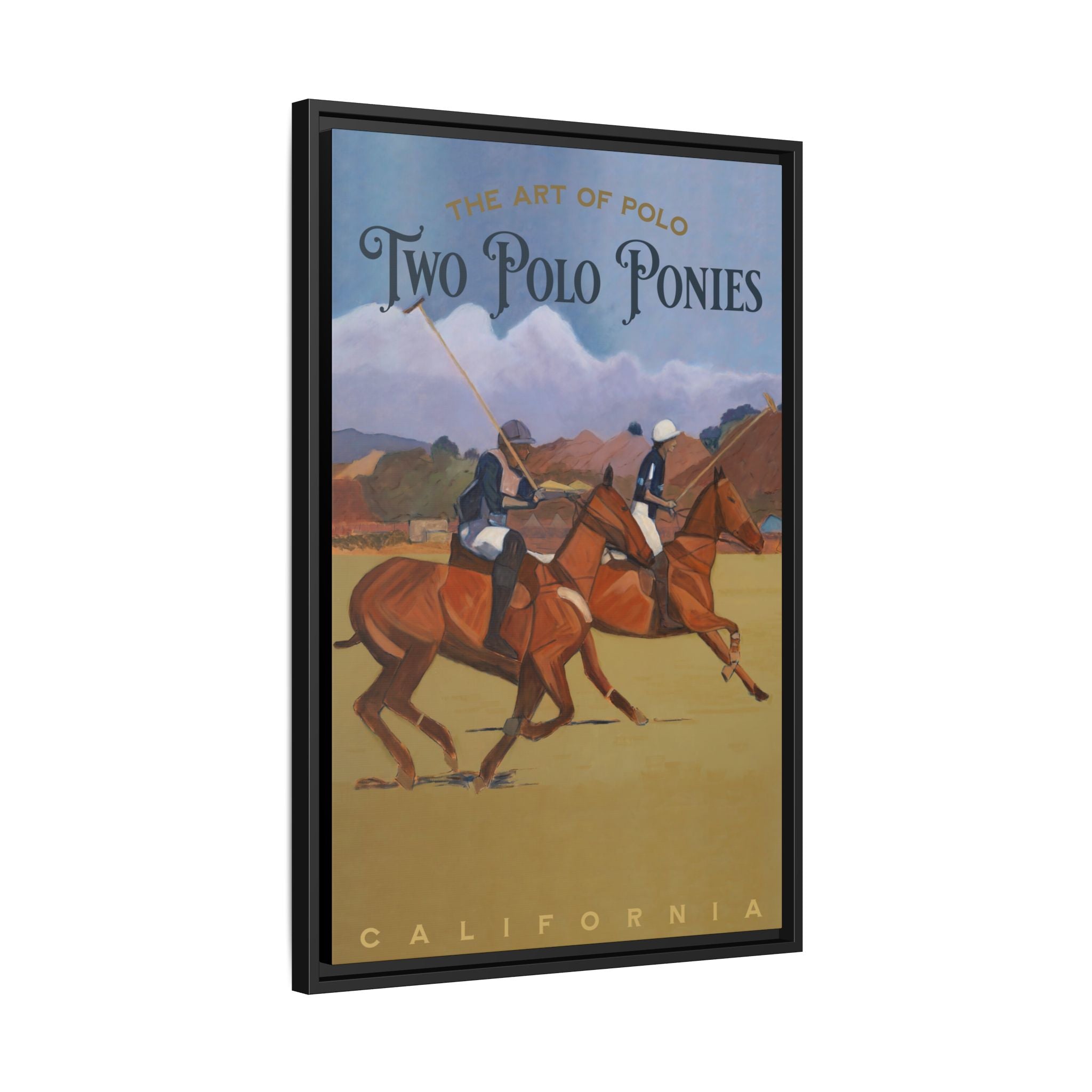 Two Polo Ponies